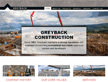 Tablet Screenshot of greyback.com